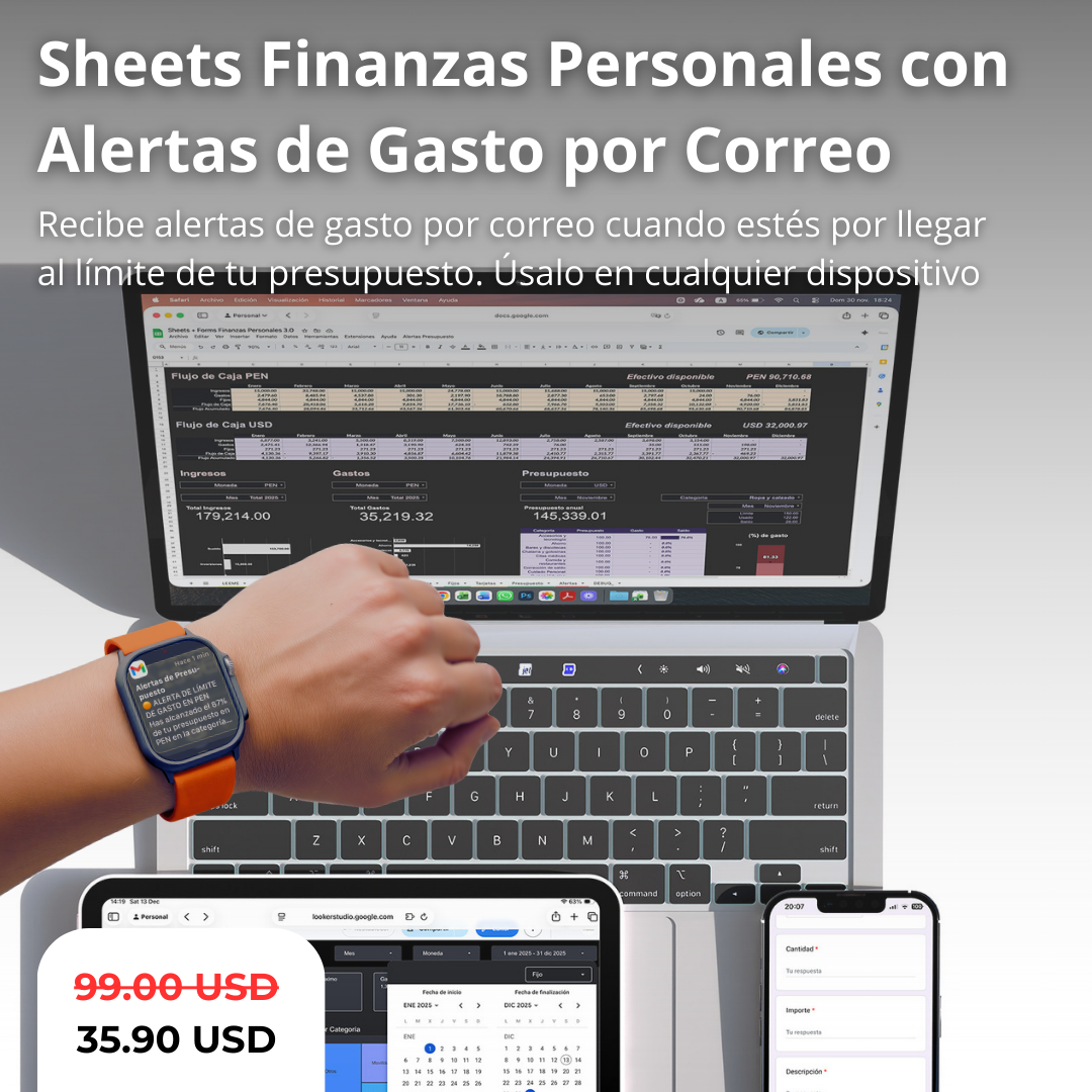 Sheets + Forms Finanzas Personales
