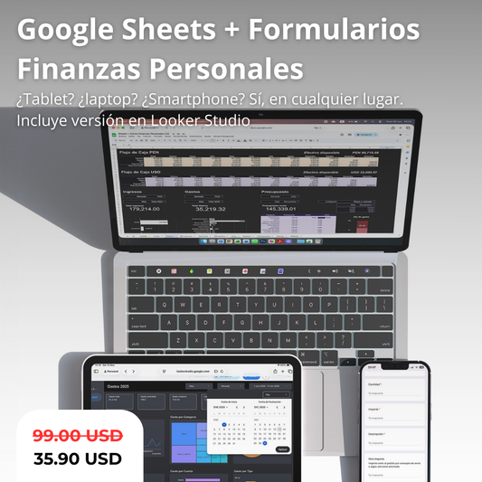 Sheets + Forms Finanzas Personales