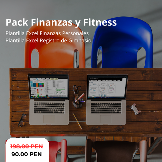 Pack : Excel Finanzas Personales + Excel Registro de Entrenamiento