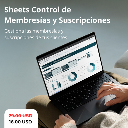 Sheets Control de Membresías y Suscripciones