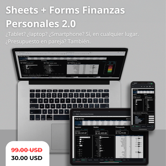 Sheets + Forms Finanzas Personales 2.0