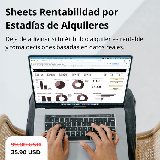 Sheets Rentabilidad por Estadía de Alquileres