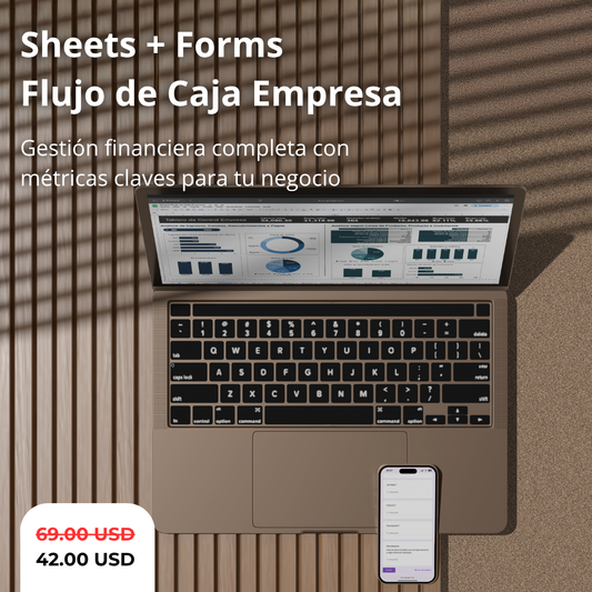 Sheets + Forms Flujo de Caja Empresa